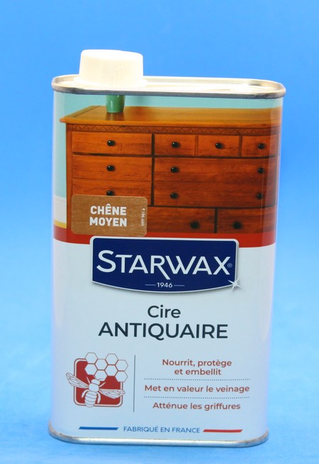 Starwax Cire Antiquaire liquide 500ml chêne moyen réf  77