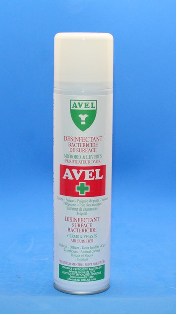 AVEL Désinfectant Bactéricide  aérosol 400ml