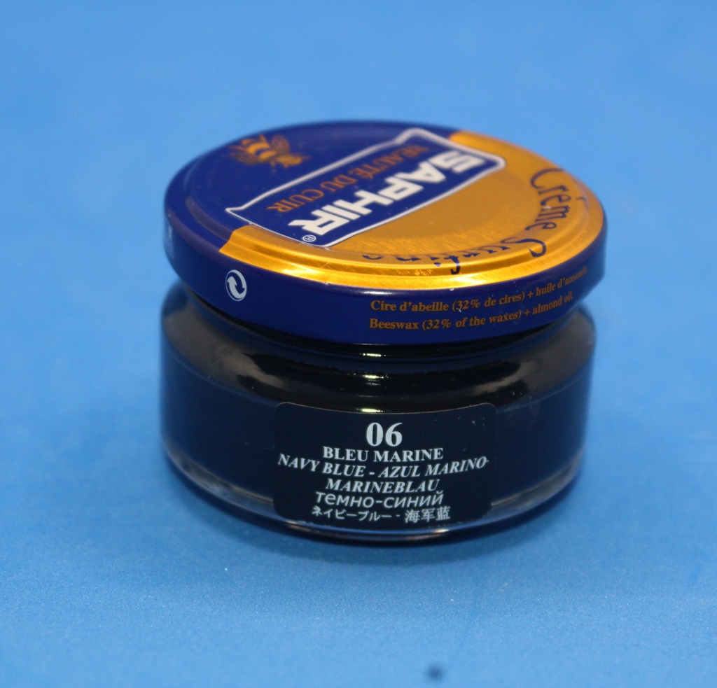 Avel saphir pommadier cuir bleu marine 50 ml