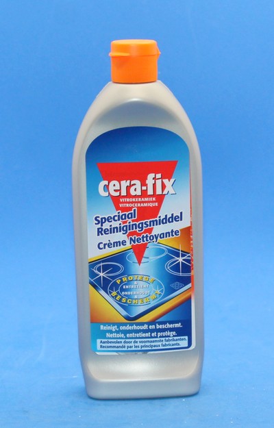 Cérafix Crème Nettoyante Protection Plaque Vitrocéramique Induction flacon 200ml cerafix - Promo : pour 2 cerafix commandés = + 1 flacon vitro éclat 250ml gratuit