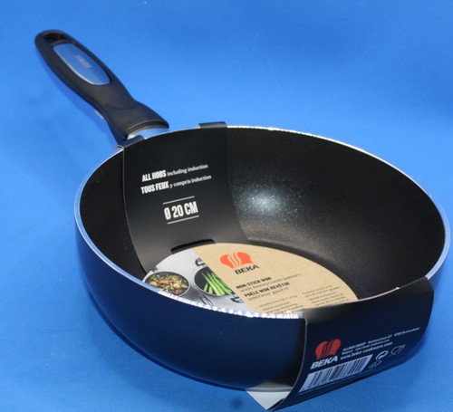 Beka Poele  Mini Wok Induction et vitrocéramique Diam  20 cm