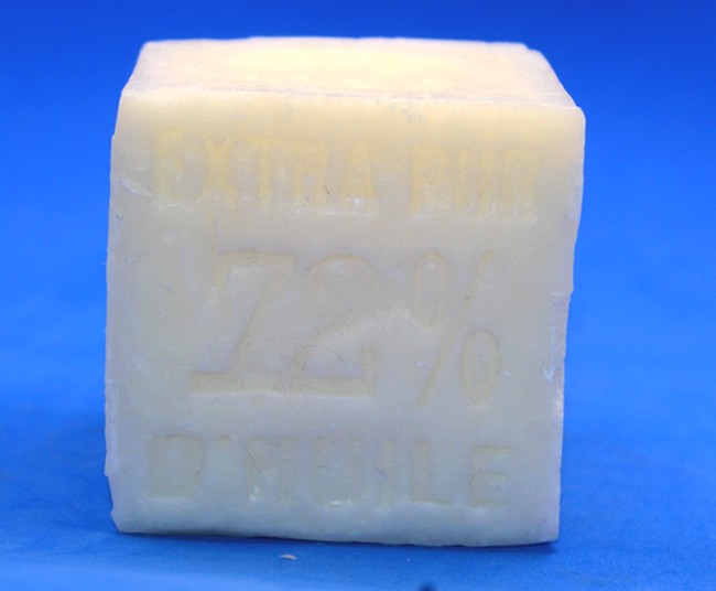 Savon de Marseille blanc 400gr traditionnel cello La corvette