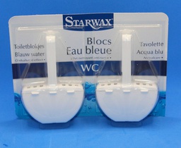 [dod-50487-5554] Starwax Bloc WC cuvette eau bleu 2x 40g réf. 5554