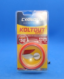 [DOD-162525-637090] Cyanolit koltout ruban double face 2,5m