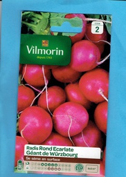 [VILM-3881142] Vilmorin  graine Radis Rond Ecarlate - Géant de Würzbourg