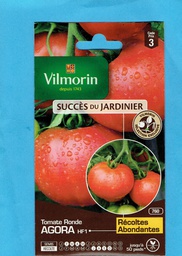 [VILM-3982683] Vilmorin  graine  Tomate Ronde Agora HF1 - 0.3gr