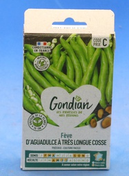 [1301633] Gondian Fève d'Aguadulce à très longue cosse 80g environ 45 graines pour 20 mètres