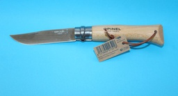 [3123840013218] Opinel Couteau Baroudeur Hêtre Inox n°8