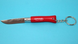 [3123840020551] Opinel Couteau Porte Clés rouge Inox n°4