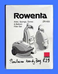 [MONV-ZR455] Sac aspirateur pour ROWENTA  ZR-455 par 10 sac en papier comme Handy Bag R29